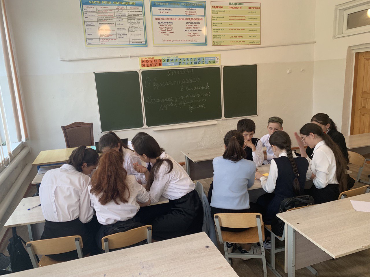 «Разговоры о важном»  — тема урока  «О взаимоотношениях в коллективе».